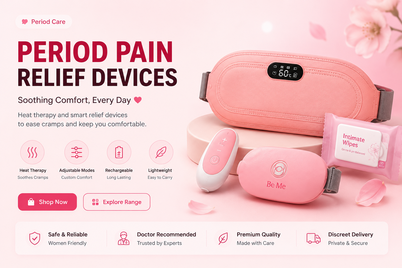 Period Pain Relief Heating Belt
