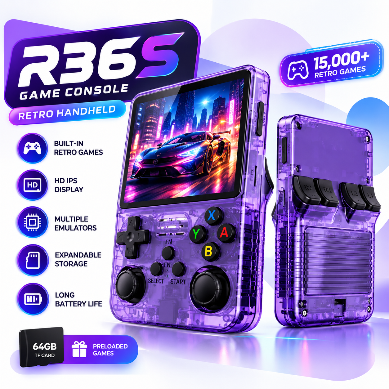 R36 GAME CONSOLE 
